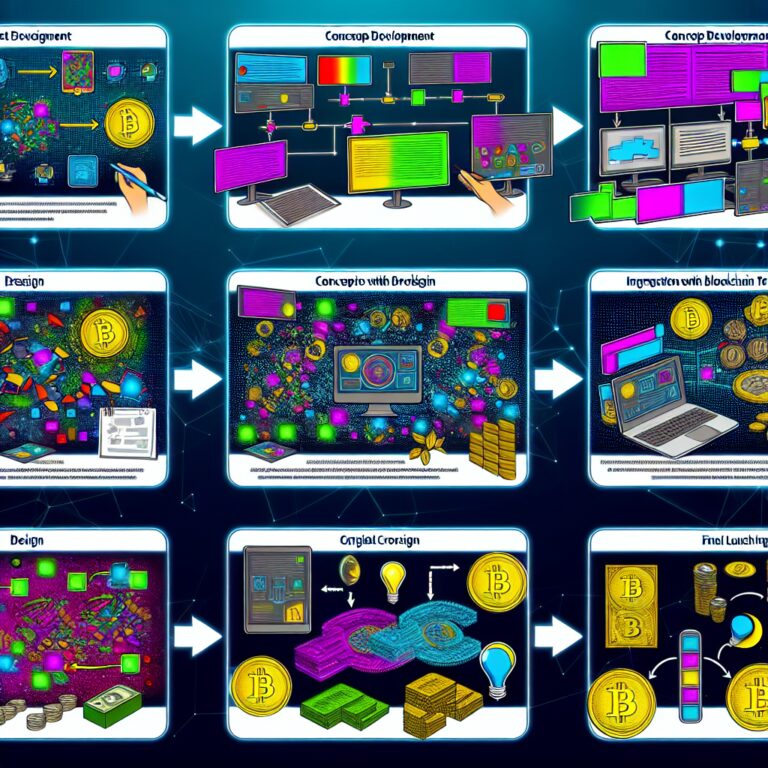 Image Description: An eye-catching visual representing the process of creating your own digital currency is displayed. A step-by-step guide is represented through a series of vibrant illustrations and graphics, illustrating various stages such as concept development, blockchain integration, designing the digital wallet, and launching the currency. This image aims to visually depict the comprehensive process and provide an engaging overview for individuals interested in exploring the world of digital currencies.