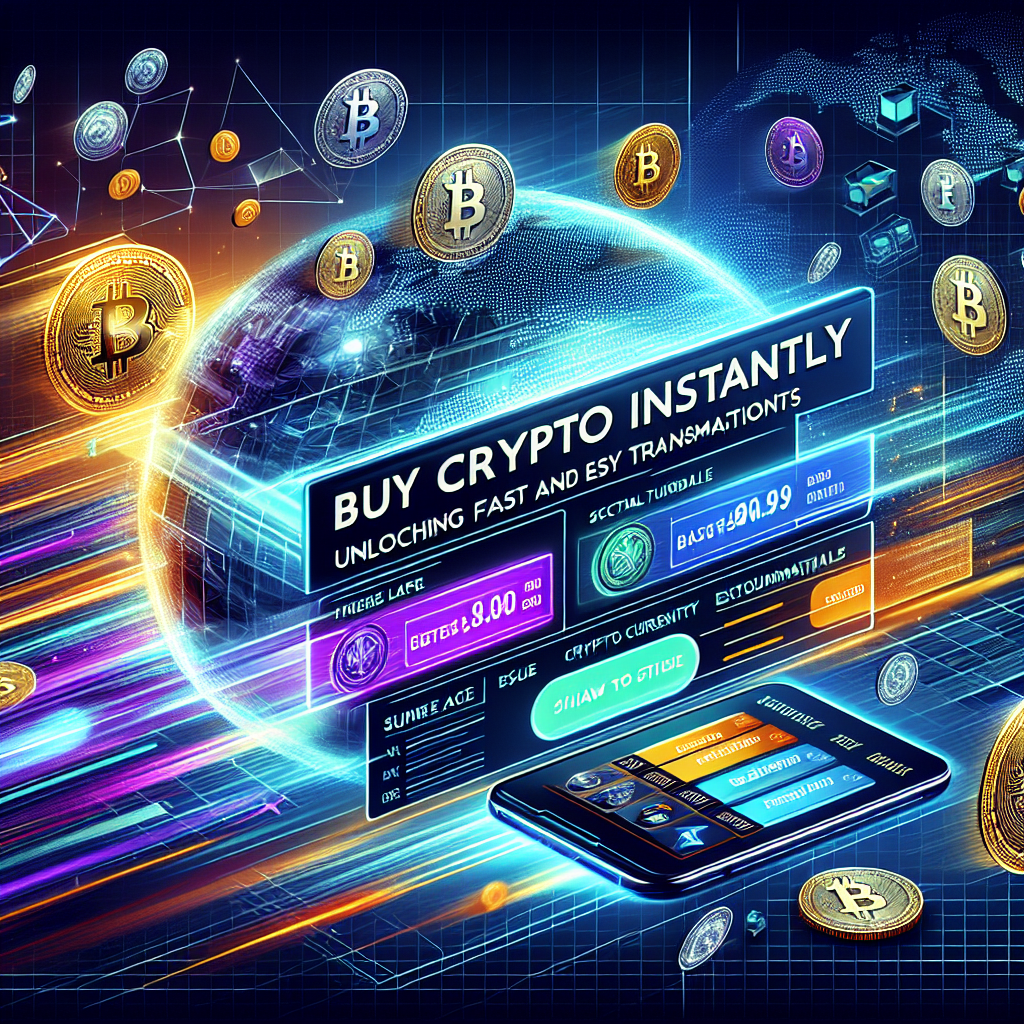 Buy Crypto Instantly: Unlocking Fast and Easy Transactions